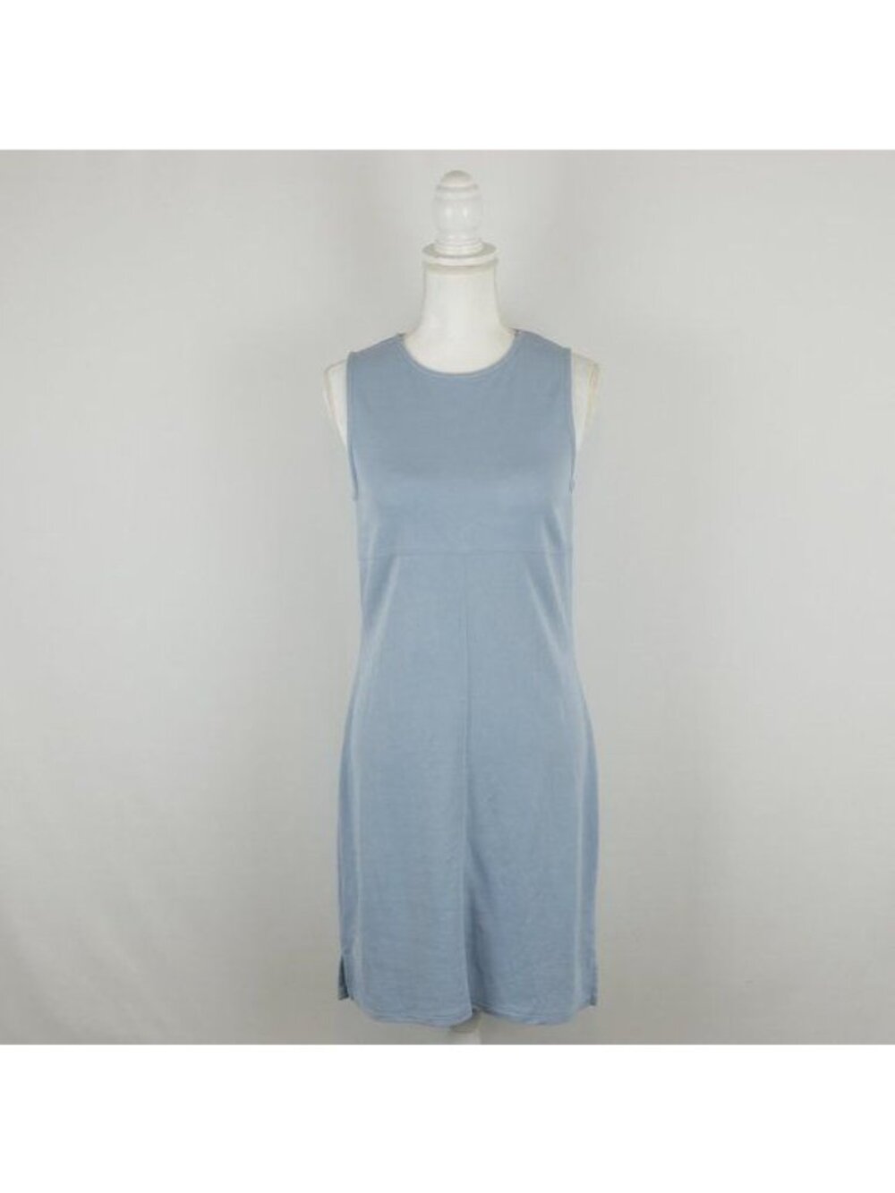 Oobe Women's Small Blue Scoop Neck Sleeveless Above Knee Shift Dress